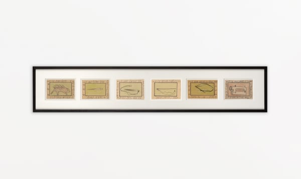 Frédéric Bruly Bouabré, L'invention de la machine à coudre par Frédéric Bruly Bouabré, 1988