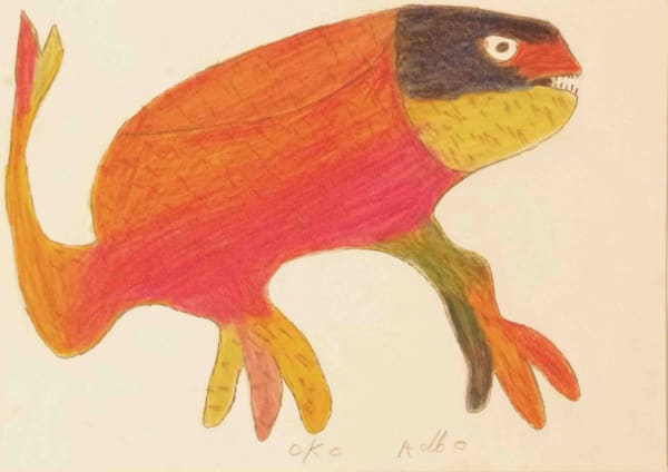 Ataa Oko Sans titre Crayon et crayon de couleur sur papier 29,5 x 42 cm 11 39/64 x 16 17/32 inches