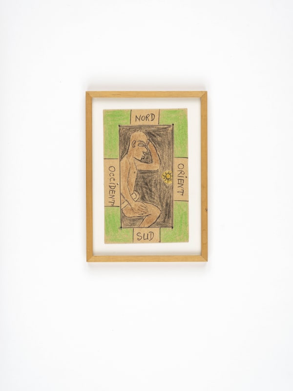 Frédéric Bruly Bouabré, Nord-Orient-Sud-Occident, 1991