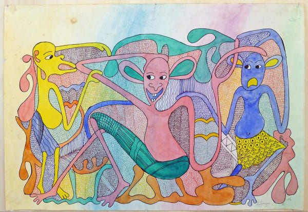 George Lilanga, Sans titre, 1976