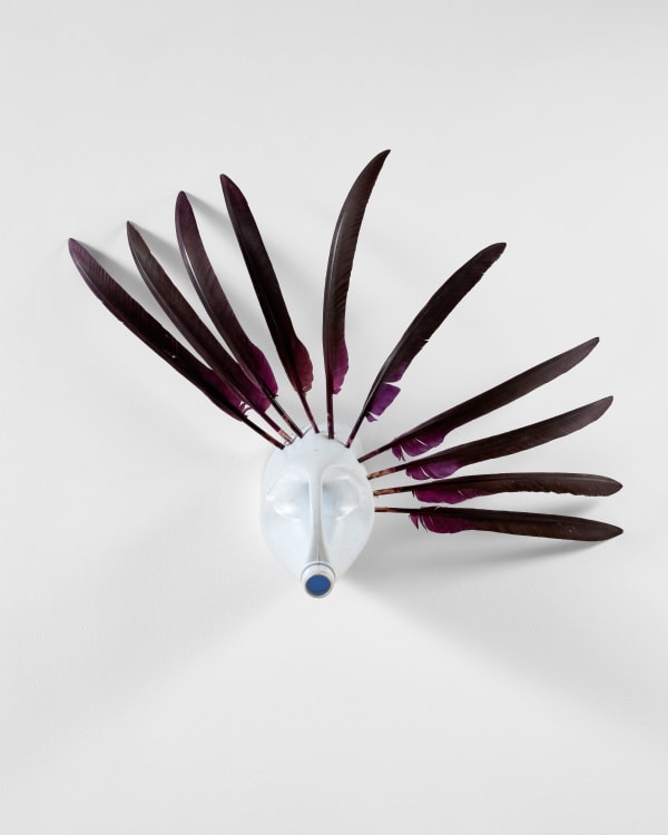 Romuald Hazoumè, Rasor Head, 2024