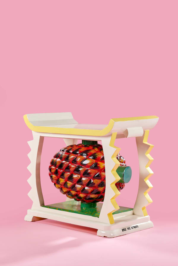 Eric Kpakpo, Sans titre (Fruit du palmier), 2024