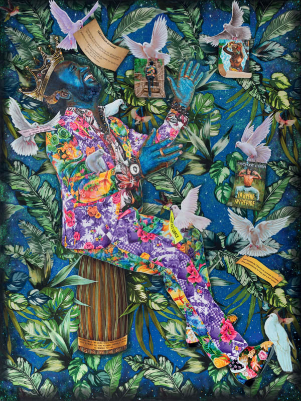 Jp Mika La grandeur divine Acrylique sur tissu 160 x 120 cm 63 x 47 in