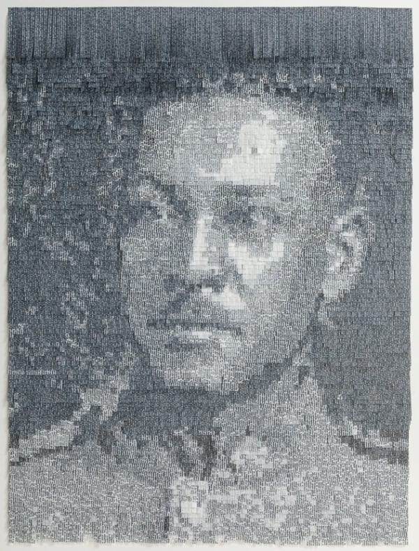 Nathalie Boutté Emmet T. Whitney Papier japonais et encre 66,5 x 50 cm