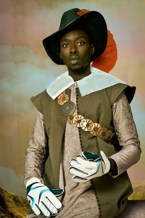 Omar Victor Diop Don Miguel De Castro Impression jet d'encre pigmentaire sur papier Harman By Hahnemuhle 60 x 40 cm 23.6 x 15.7 inches