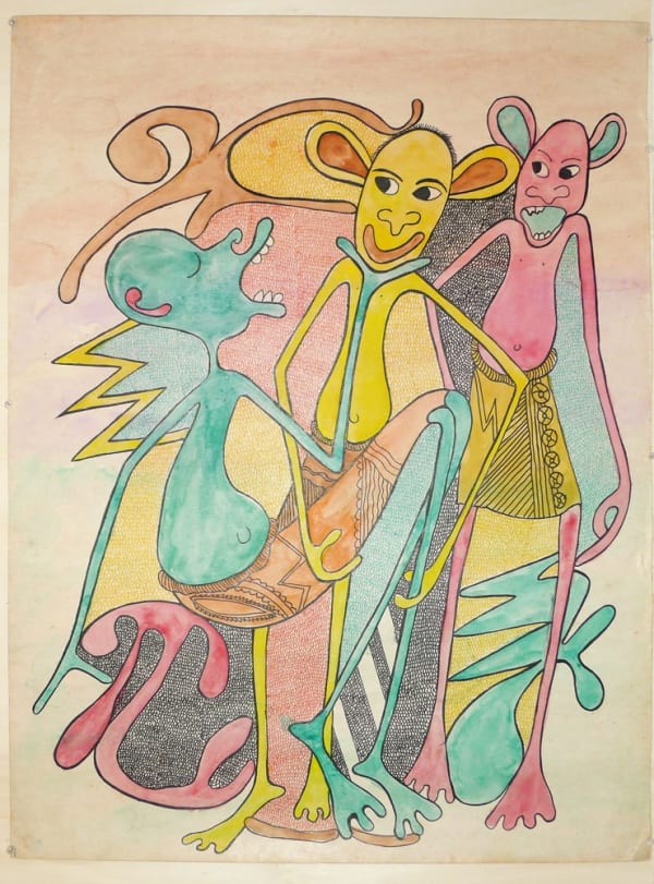 George Lilanga, Sans titre, C. 1975