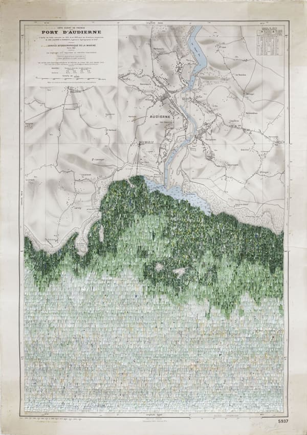 Nathalie Boutté Seachart 5937 Billets de banque, carte marine