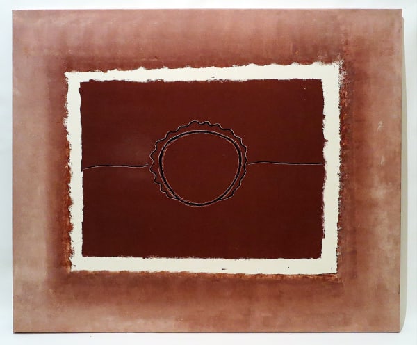 Romuald Hazoumè Alliance Peinture sur toile 110 x 130 cm