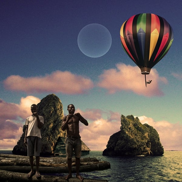 Joseph Obanubi Waterside Stories I Inkjet Print 75 x 75 cm (image) 85 x 85 cm (paper) 30 x 30 inches