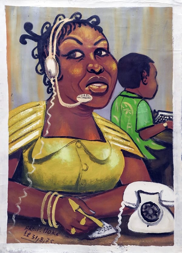 Moke Sans titre Acryliqur sur toile 66 x 48 cm