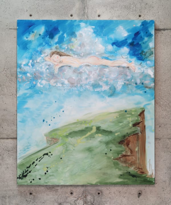 Tanya Merrill, Last self-portrait before I became a mother, 2025