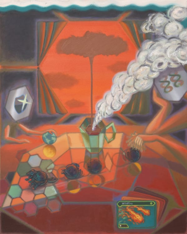 Guimi You, Wildfire, 2020 30 x 24 inches Oil on canvas Sold