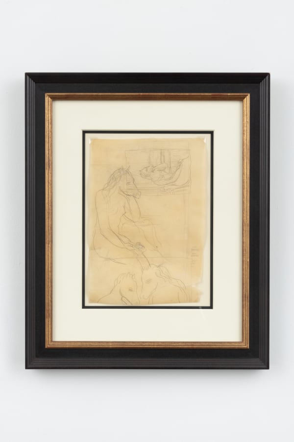 René Magritte, Etude pour "L'Agent Secret" (1958) Study for "The Secret Agent", 1958