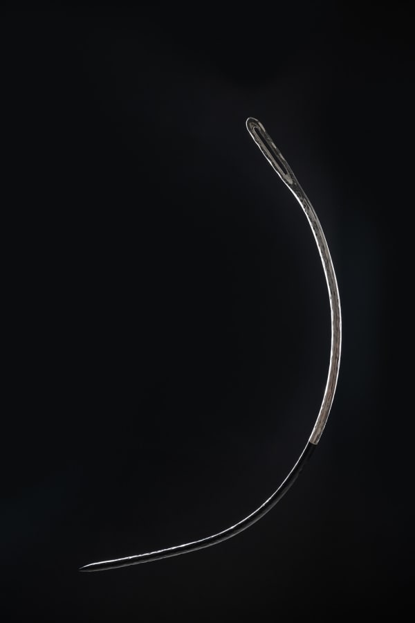 Makiko Harris, Curved Upholstery Needle (Steel + Black), 2024