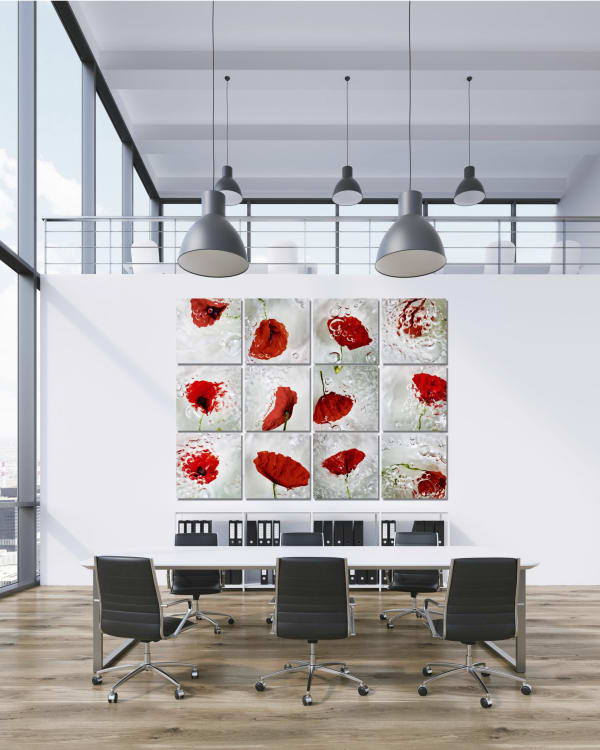 Papaver rhoeas (Red Poppy), 2020 252 x 188 x 4 cm 99 1/4 x 74 1/8 x 1 5/8 in