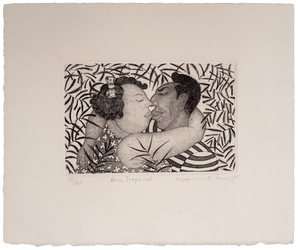 Maximino Javier, "Beso tropical", 1990