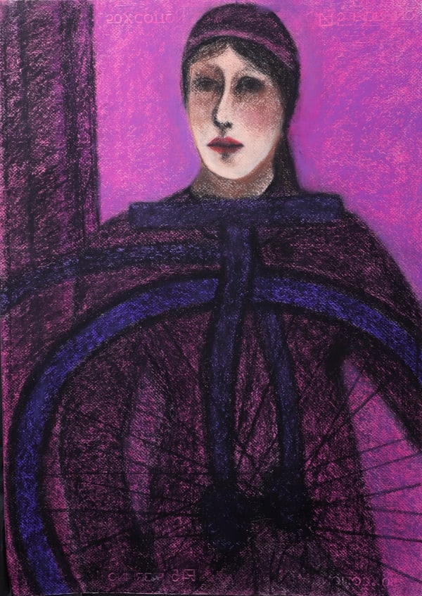 Jorge Alzaga, "El ciclista rosa", ca. 2008