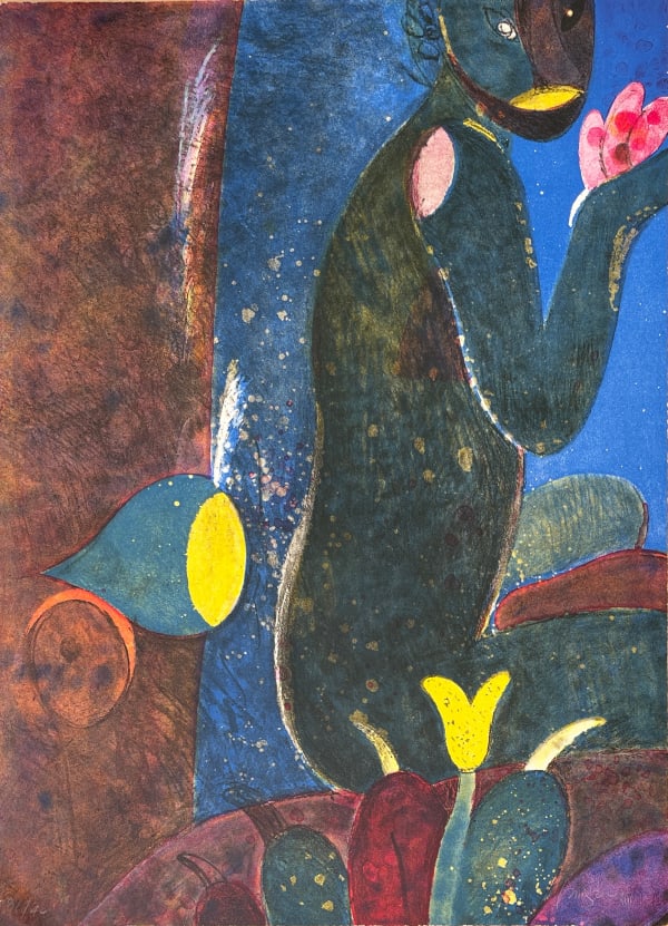 Roger Von Gunten, "El buda con la flor", 2000