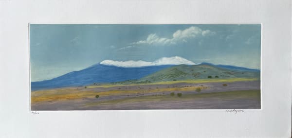 Luis Nishizawa, "Paisaje con volcanes", ca. 2000