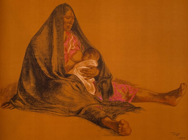 Francisco Zúñiga, "Maternidad", 1974