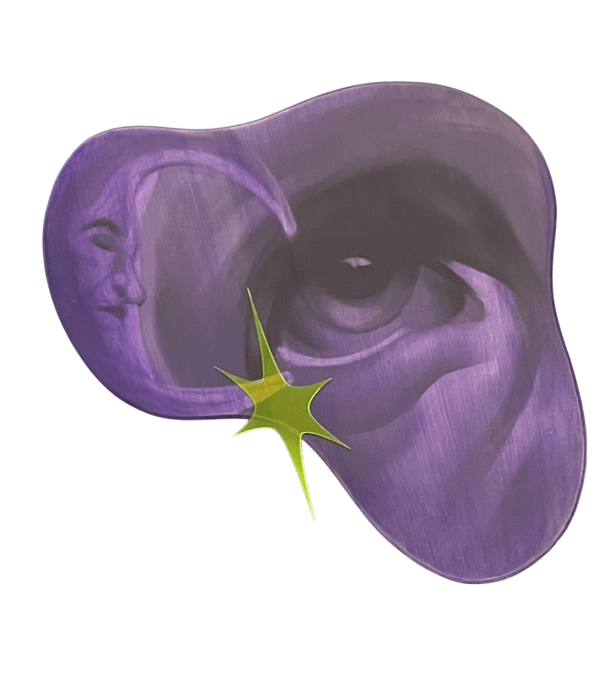 Pinealpple Painting, “Reflexión”(ojo), 2025