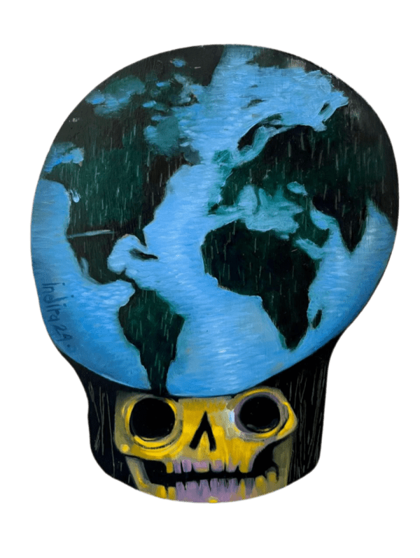 Indira Castellón, "Fragmento II- Muerte Omnipresente", 2024