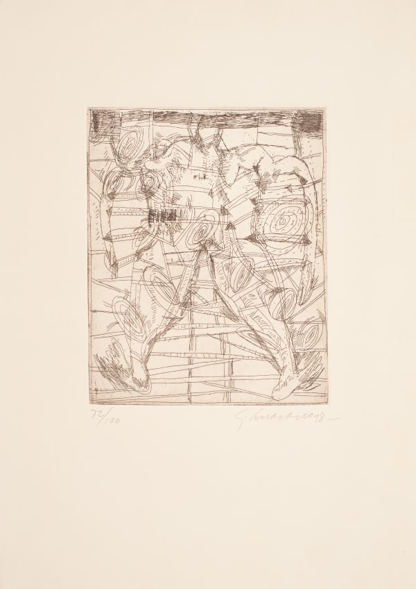 Gilberto Aceves Navarro, "Sin título (hombre espiral)", 1998