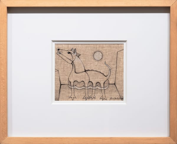 Mario Martín del Campo, "Perro y luna", 2014