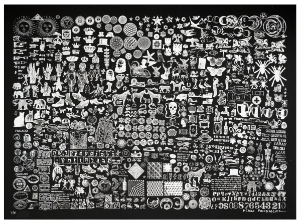 Pedro Friedeberg, "Sellografía", 2019