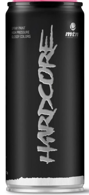 MTN Montana Shop Mexico, PINTURA MTN HARDCORE ACABADO BRILLANTE 400 DE ML.