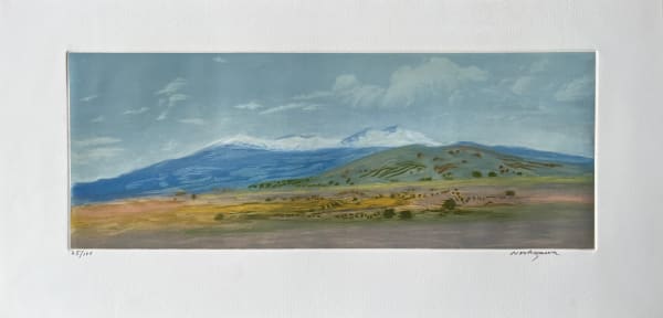 Luis Nishizawa, "Paisaje con volcanes", ca. 2000