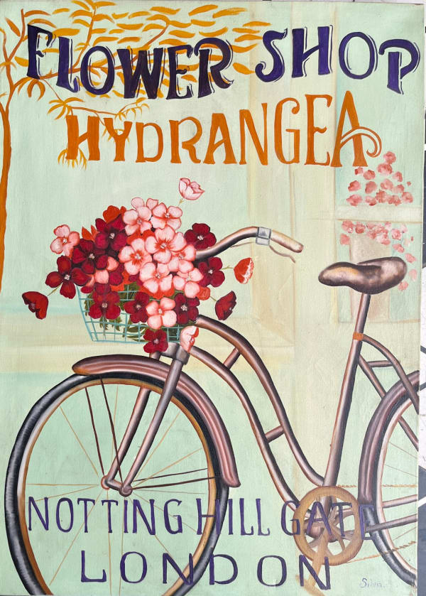 Silvia Murillo, "Tienda de flores", sin año