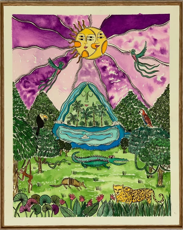 Ale RB, "Pachamama en la selva de sureste", 2025