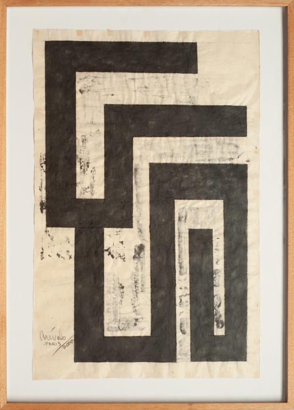 Javier Arévalo, "Abstracto línea del camino", París, 2005