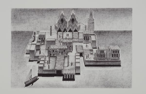 Francisco Morales, "Ciudades invisibles VII", 2021 / 2022