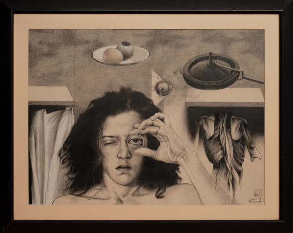 Arturo Rivera, "Sin título (Estudio ocular)", 1988