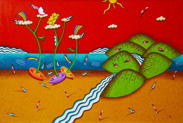 GIULIANO GHELLI, La flotta del Barone Rampante / The Baron in the Trees