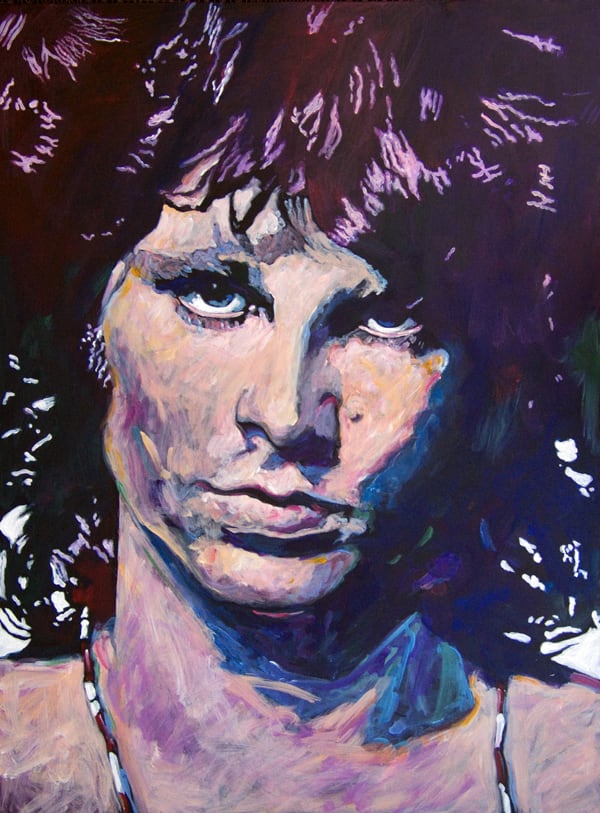 David Glover, Jim Morisson “Lizard King”, 2008