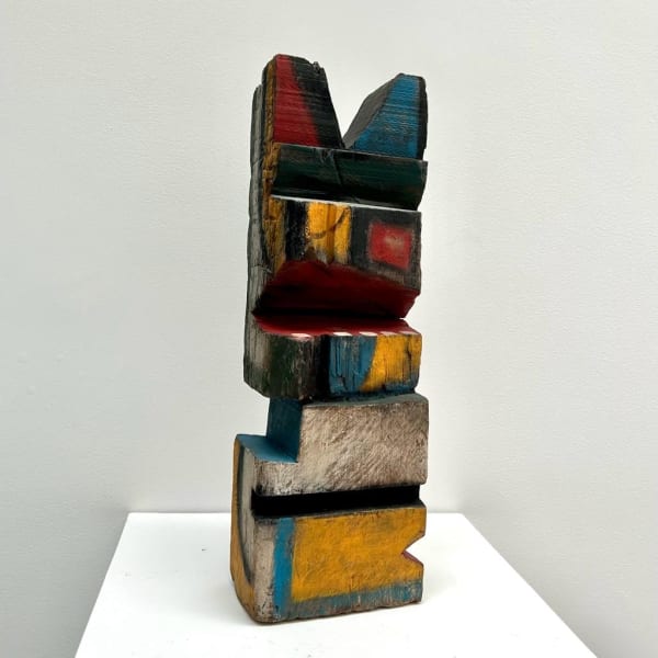 Mario Cravo Jr. sem título - série cabeças, dec. 1980 60 x 20 x 16 cm