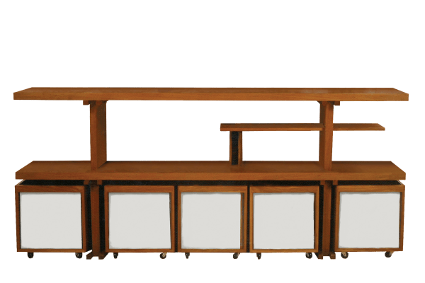 Francisco Fanucci e Marcelo Ferraz Aparador (Rack) Hi-Fi, 1990