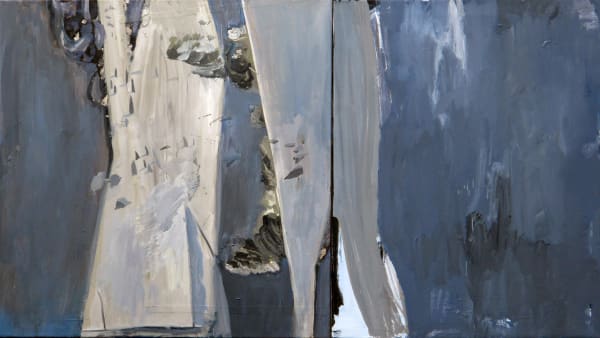 Talar Aghbashian, Top Side Face Side (Diptych), 2021