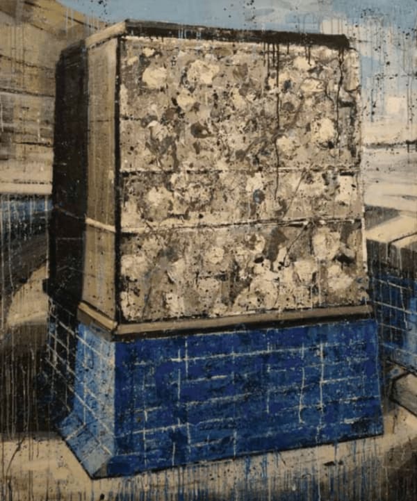 Omar Fakhoury, Man Holding the Constitution I , 2016