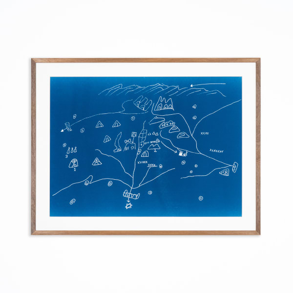 Vartan Avakian, Treasure Maps for Haunting Landscapes XVIIb, 2025