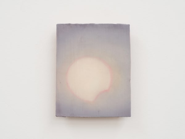 XIE Fan Celestial Signs, 2025 Oil on terracotta plate 12 x 8 cm (4 3/4 x 3 1/8 in)