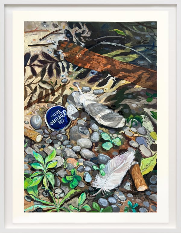 Rebecca Ness Left behind, 2022 Gouache and colored pencil on paper 76.2 x 57.1 cm (30 x 22.5 in) 85.3 cm x 66.3 cm (framed)