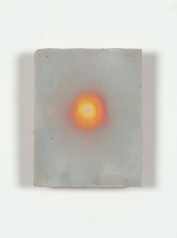 XIE Fan Celestial Signs, 2024 Oil on terracotta plate 12 x 8 cm (4 3/4 x 3 1/8 in)