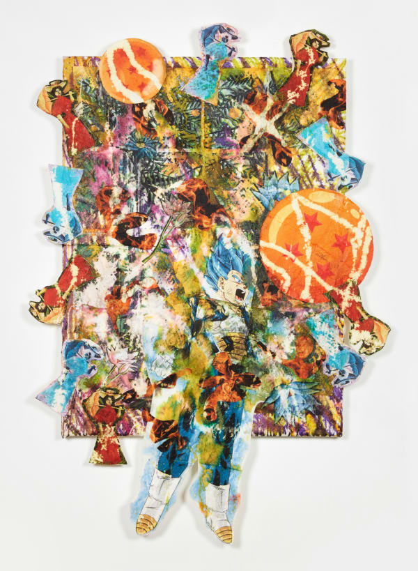 Vegeta and Friends in an Orange Grove