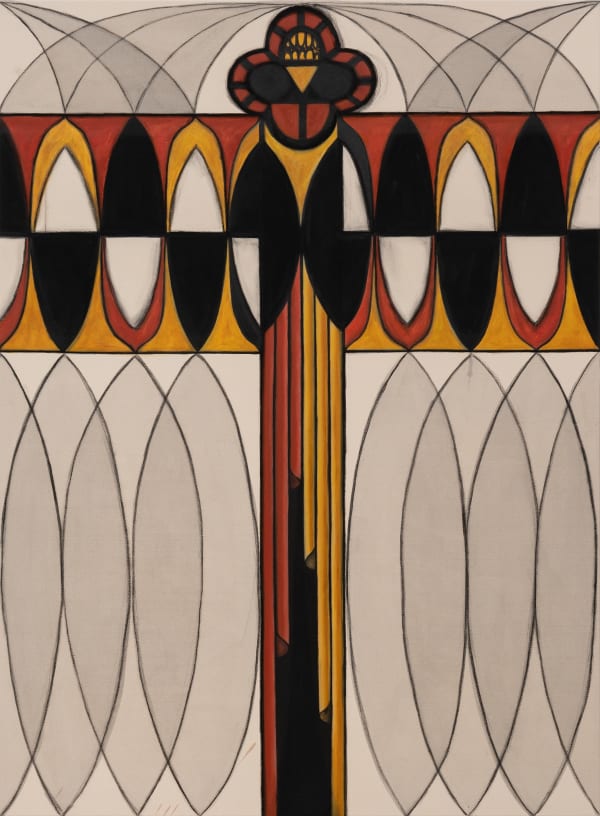 Yang Semine Medieval, 2022 Acrylic on canvas 190 x 140 cm (74 3/4 x 55 1/8 in)