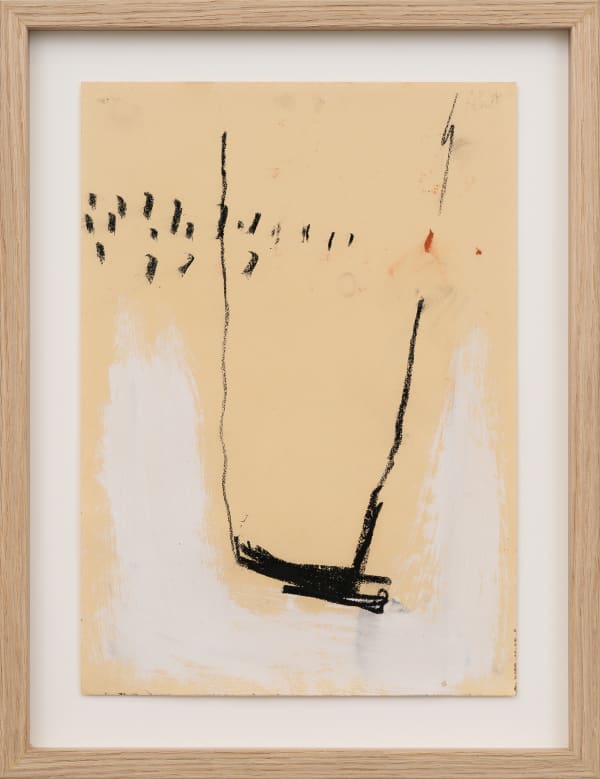 Steingrímur Gauti Untitled, 2021 Oil, oil pastel on paper 34.5 x 24.5 cm 43.5 x 33.5 x 3 cm (framed)