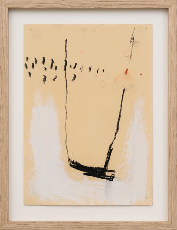 Steingrímur Gauti Untitled, 2021 Oil, oil pastel on paper 34.5 x 24.5 cm 43.5 x 33.5 x 3 cm (framed)